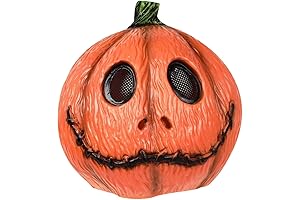 Costume Mask Scary Pumpkin Face Headgear for Halloween Party