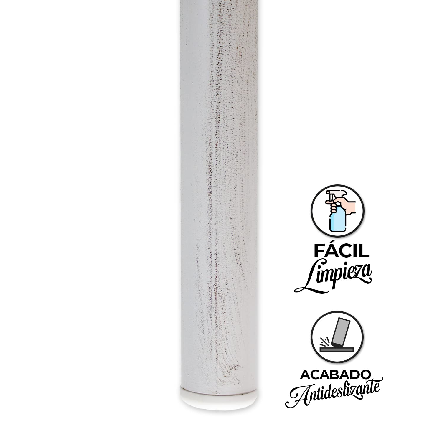 Genérico Cabecero de forja para Cama de 135 cm | Cabezal Matrimonio | Modelo Coín. (142 cm) Aprox Producto Artesanal | El Herrero (Blanco con Pátina Oro)