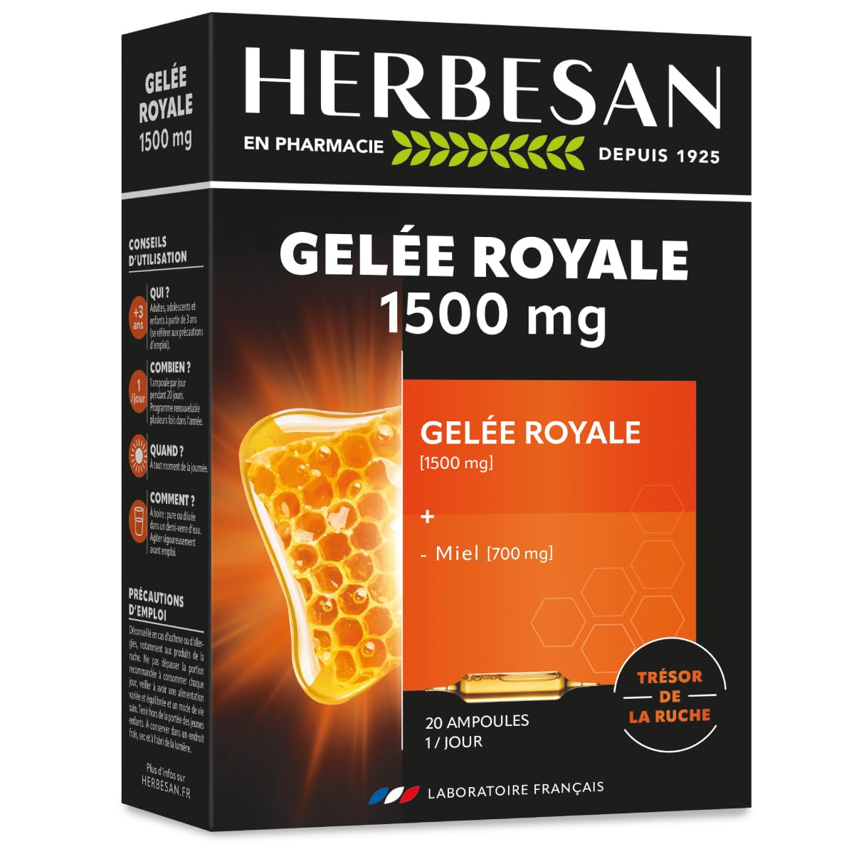 Gelée Royale 1500mg - Ampoules