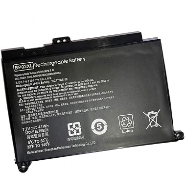 Laptop/Notebook Replacement Battery Compatible with HP Pavilion PC 15 Series 15-AU010WM 15-AU123CL 15-AW053NR BP02XL BP02041XL HSTNN-LB7H HSTNN-UB7B 2ICP7/65/80 849909-850 849569-541