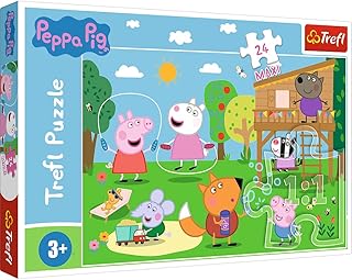 Comprar Trefl 24 Maxi Rompecabezas-24 Piezas Grandes, Coloridos Rompecabezas con Personajes, Entretenimiento Creativo, Diversión para Niños a Partir de 3 Años Puzzle, Color Peppa Pig (14342)