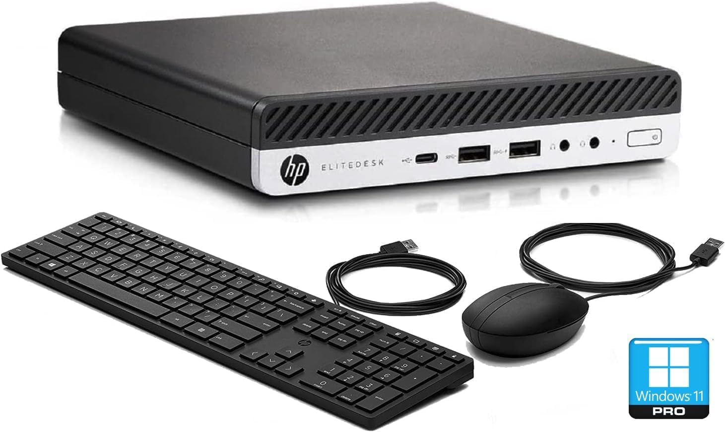 HP EliteDesk 800 G5 High-Performance Mini PC Desktop Computer, 9th Gen Intel Core i5-9500T, 32GB DDR4 RAM, 512GB SSD, Keyboard & Mouse, 4K Support, WiFi, Windows 11 Pro (Renewed) HP EliteDesk 800 G5 High-Performance Mini PC Desktop Computer, 9th Gen Intel Core i5-9500T, 32GB DDR4 RAM, 512GB SSD, Keyboard & Mouse, 4K Support, WiFi, Windows 11 Pro (Renewed)