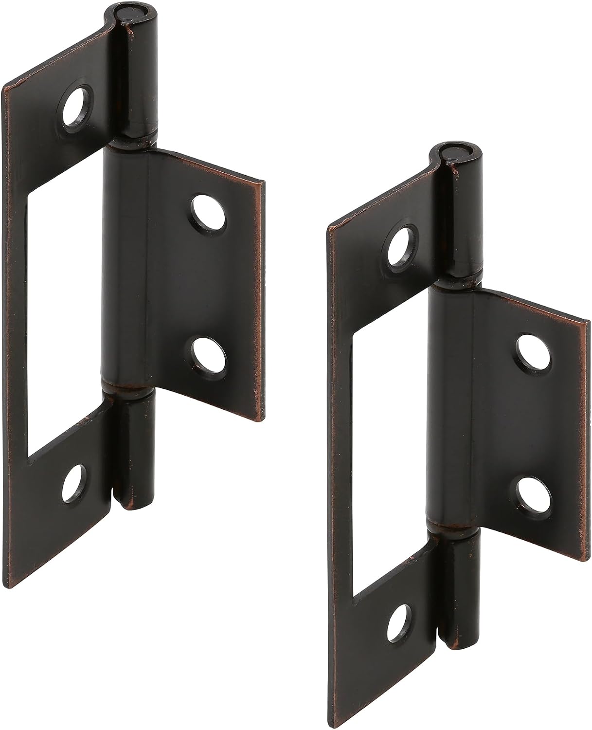 Prime-Line N 6656 Bi-Fold Door Hinges, Non-Mortise Style, Brass Plated (2 Pack) image 5