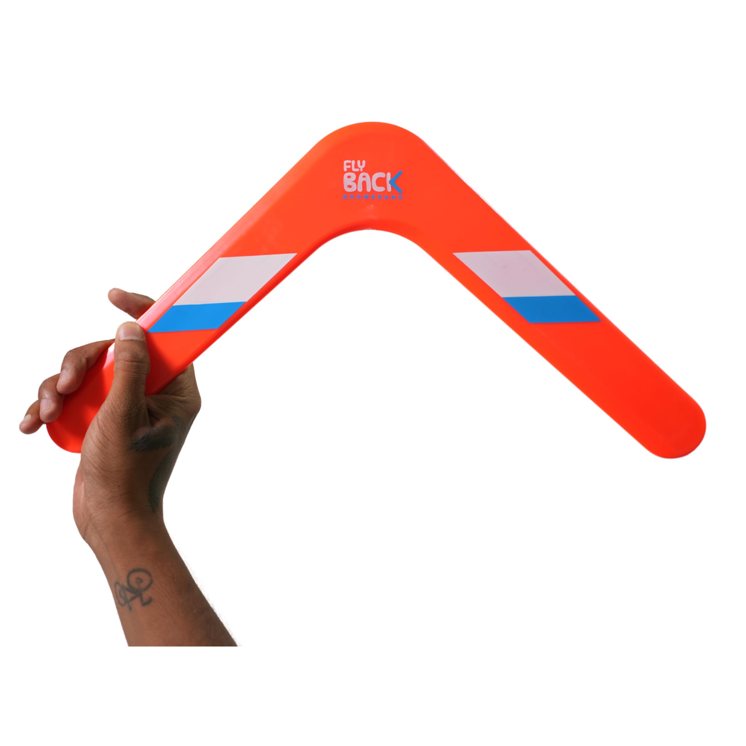 Flyback Boomerang for Outdoor Play (Red) | Durable ABS Plastic | High-Flying Throwing Toy for Kids & Adults | Fun Skill-Building Toy for All Ages
