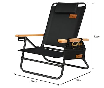 DesertFox リクライニングローチェア　リクライニングチェア　アウトドア Amazon.co.jp: DesertFox キャンプチェア リクライニング