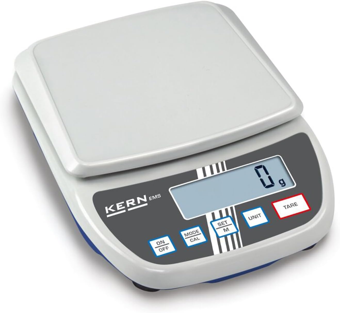 Entry level laboratory balance with large weighing plate [Kern EMS 12K1] Precision up to 1 g, Weighing range max. 1 g