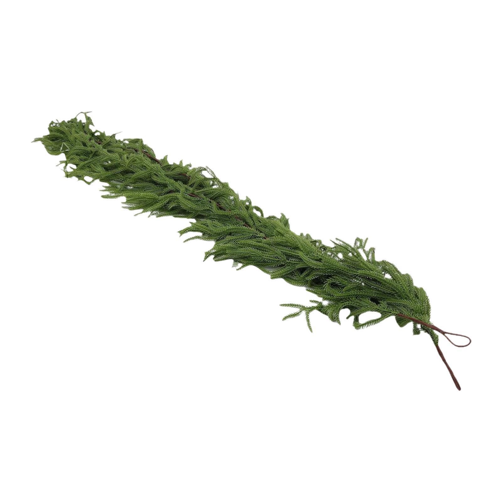 Guirlande de sapin artificiel vert de Noël pour décoration intérieure et table
