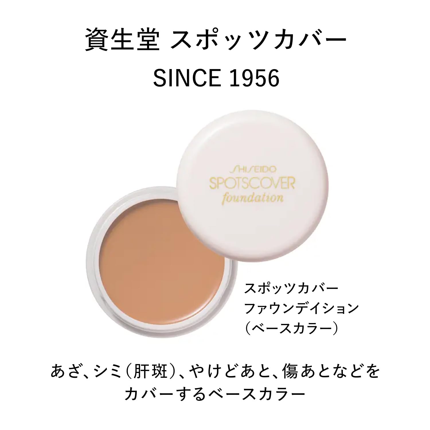 Shiseido 資生堂 スポッツカバー ファウンデイション(ベースカラー) S102 20g