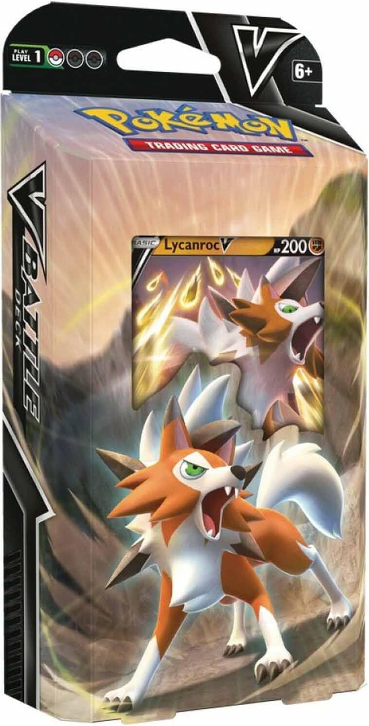Pokemon TCG: Lycanroc V or Corviknight V Battle Deck