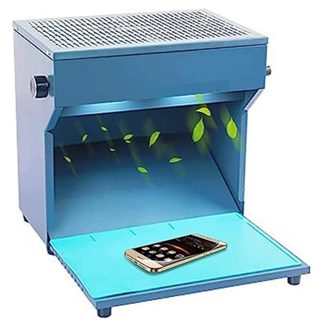 Upgrade Mini Staubfreier Raum Arbeitstisch, Vertikale Laminar Flow Hood Air Flow Clean Bank, Portable Laminar Air Flow Staubfreier Raum Arbeitstisch für Telefon LCD Reparatur