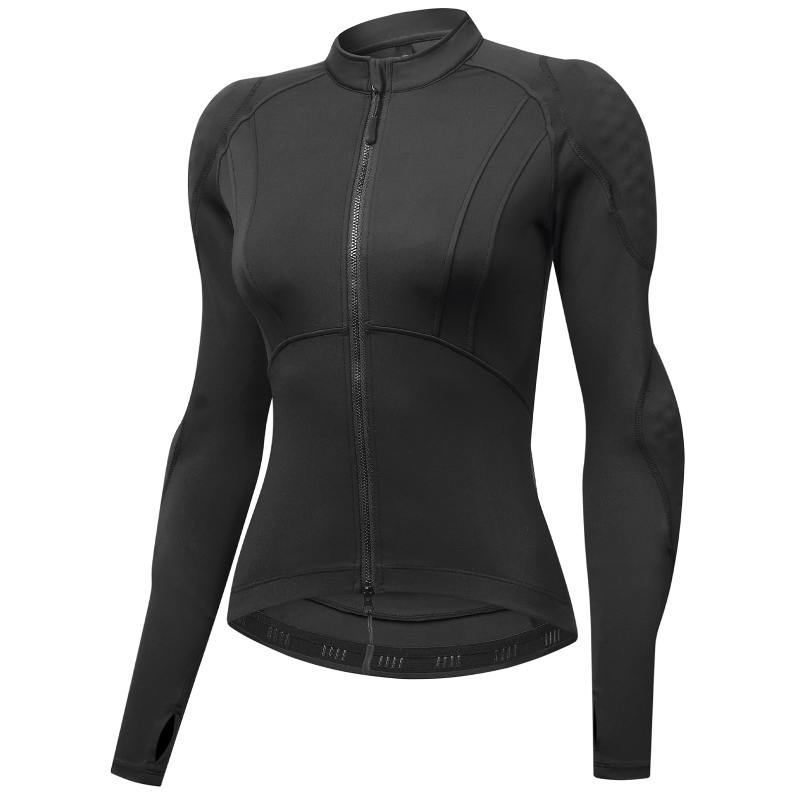 Yinhing Chaqueta de Moto de Malla para Mujer con Armadura Extraíble Tejido de Alta Elasticidad Tiras Reflectantes Transpirable Elástico para Montar y Correr en Verano Talla EU S (Talla UE S)