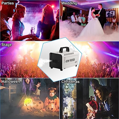 Humidificador de escenario portátil TsoLay, máquina de humo de 400 W con control remoto y tanque de combustible de 750 ml, humo intenso para teatro, fiestas, Día de Acción de Gracias, Halloween, Navidad y bodas miniatura 6