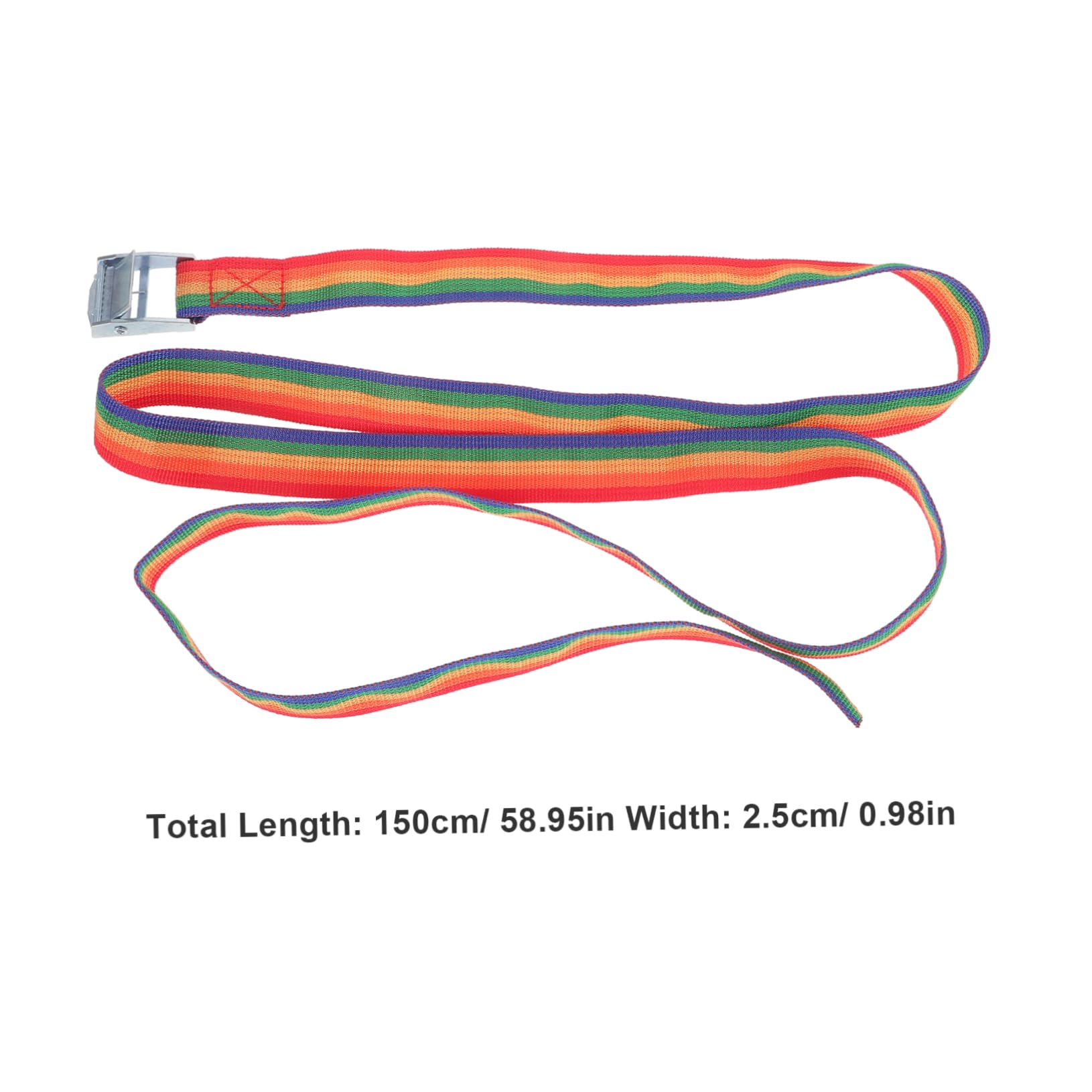 ARTIBETTER Multi-Function 4 Pack Cargo Straps Ratchet Buckles 25mm Wide 1.5m Long for Lashing Tie Down