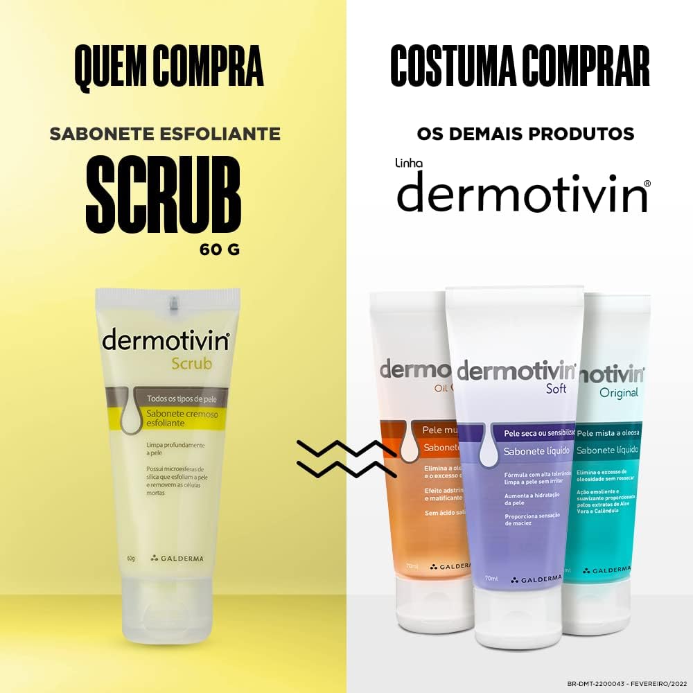 Guia Atualizado Dermotivin Scrub Facial 70G 7 61Jehfoemal. Ac Sl1000
