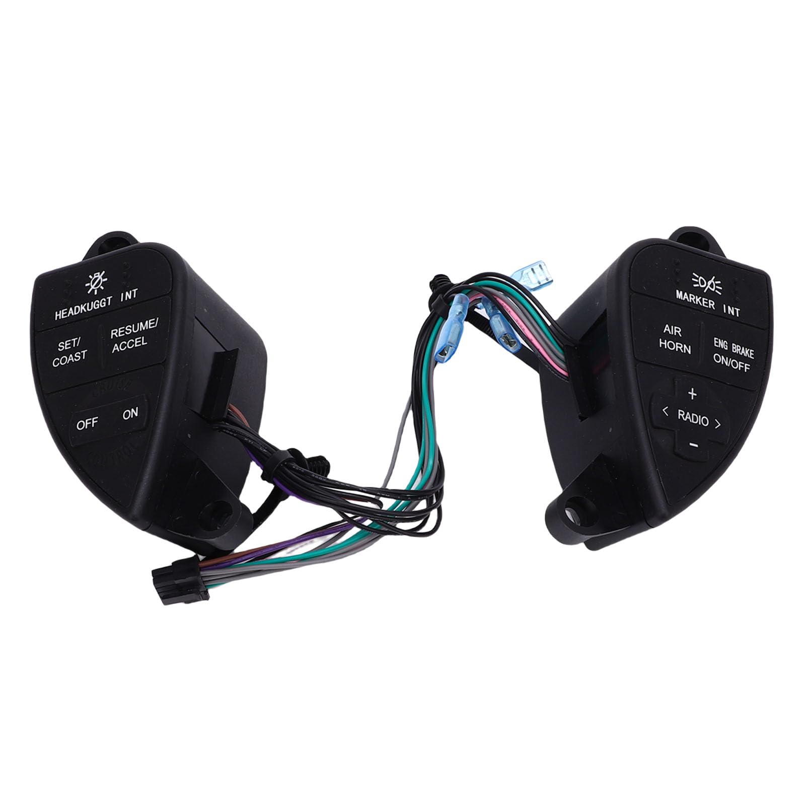 Aramox Interruptor de Control del Volante ABS Interruptor de Crucero de Repuesto 9015101 2611199C91 para International ProStar 2007 2016 Ajuste Directo para Conductores de Camiones