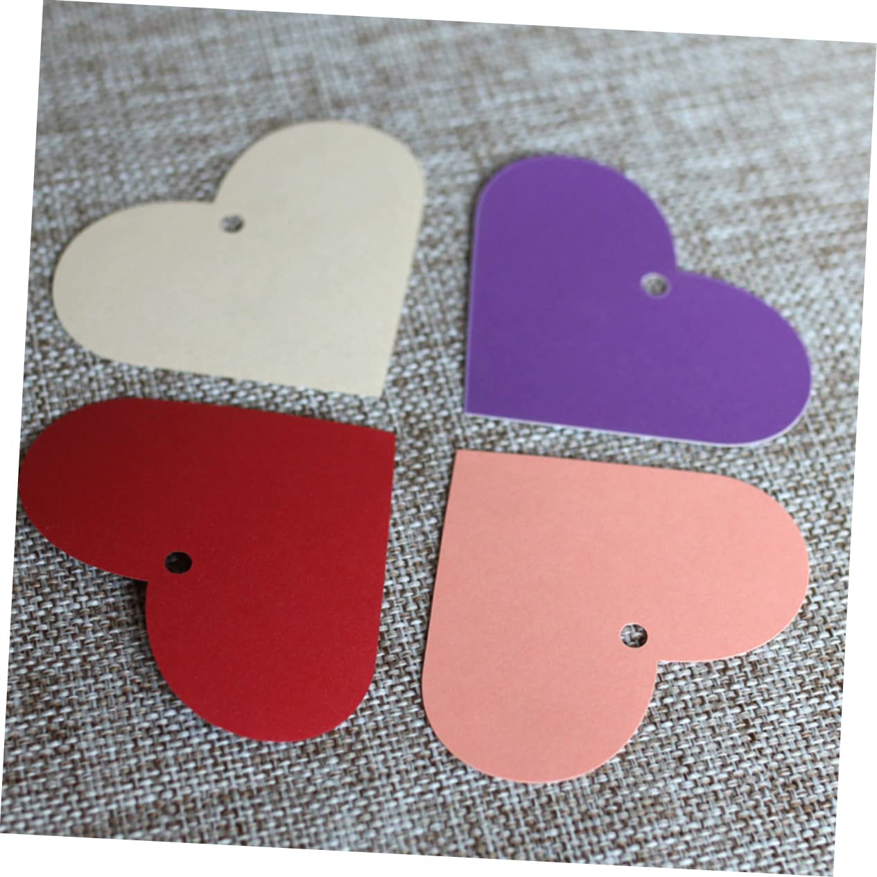 STOBOK 150 Stk Hochzeitskarten Babygeschenke Für Babys Baby-geschenk Hochzeitsbanner-karte Grußkarten-sortiment Weihnachtsgeschenkanhänger Aus Papier Karte in Herzform Erntedankfest-karte