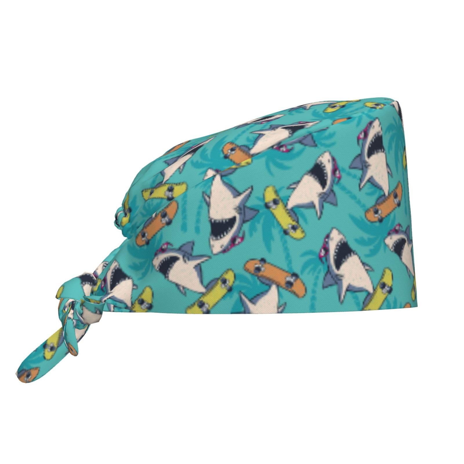 Breathable Working Cap with Adjustable Sweatband Scrub Cap for Men/Women