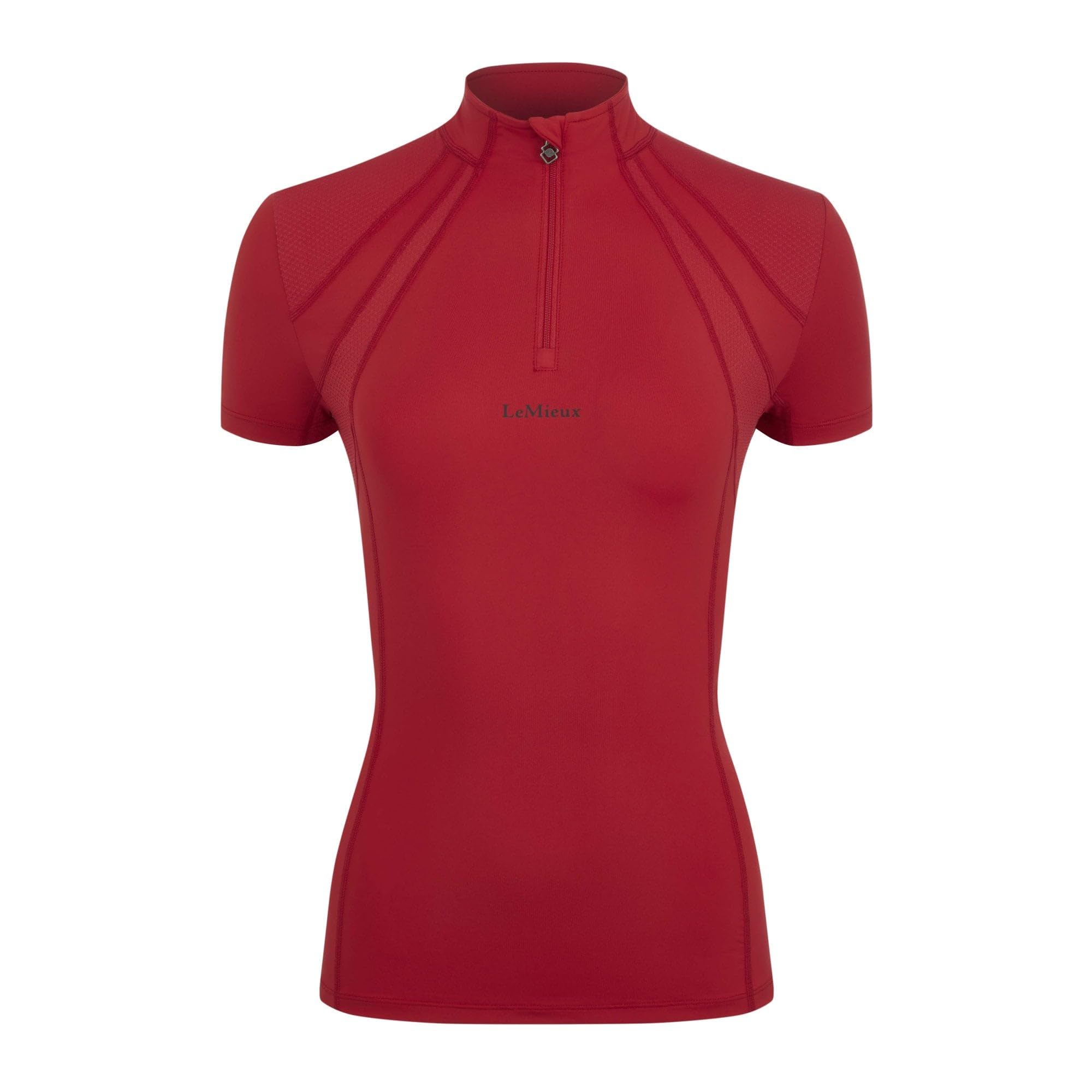 LeMieux Mia Mesh Womens Short Sleeve Base Layer - Chilli 18