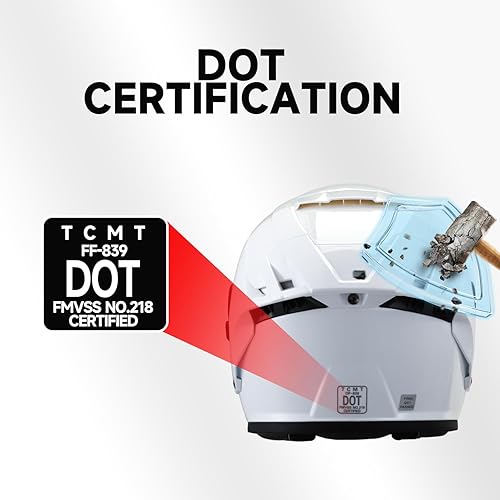 Miniatura 2 de TCMT Casco de motocicleta para adulto 34