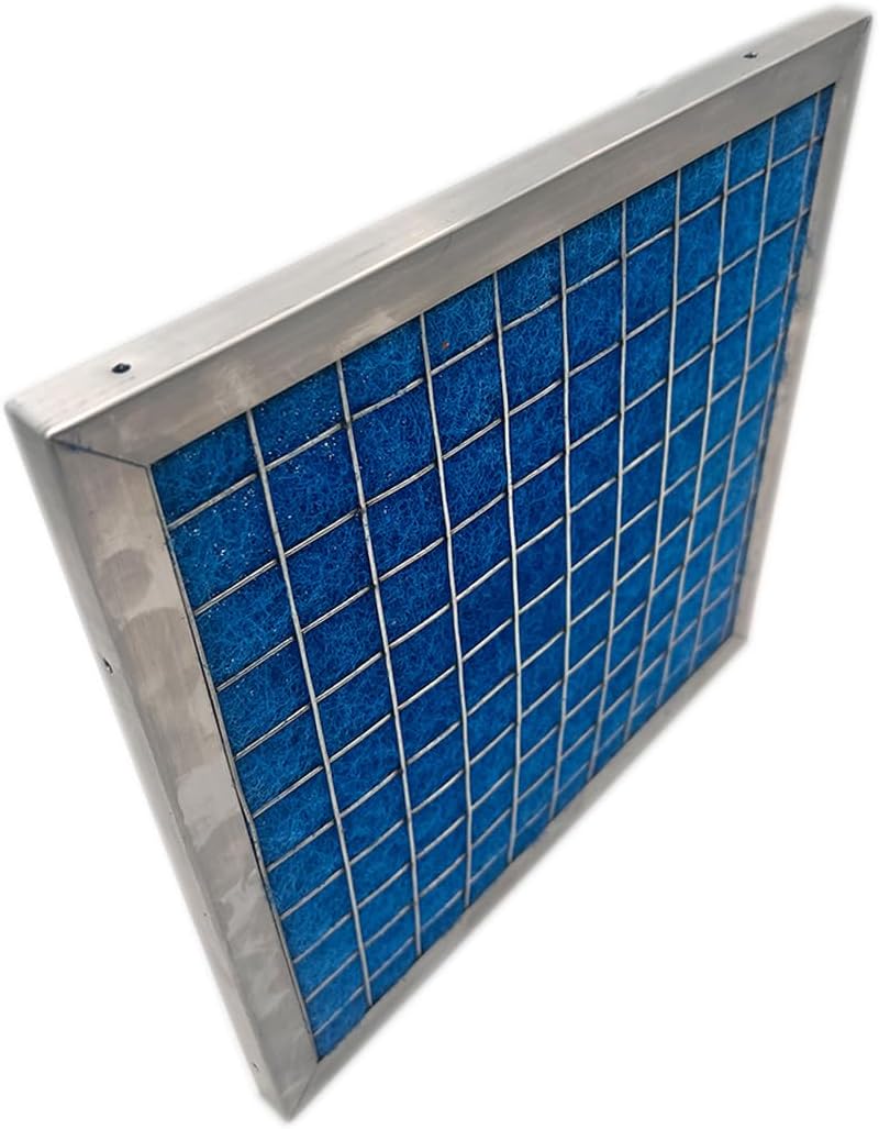 15x20x1 Air Filter (1-Ct) MERV 6 Washable Air Filter Media, AC Furnace Filter, Aluminum Reusable Frame, Reusable & Washable Filter Media (Actual Size:14.75 x 19.75 x 0.75 Inches)