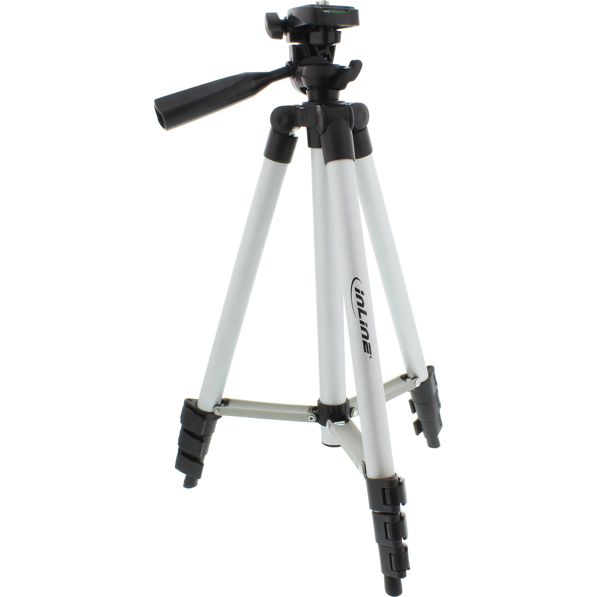 InLine 48002B Tripod Black, Silver - Tripods (1 kg, Black, Silver, Aluminium, 106 cm, 500 g)