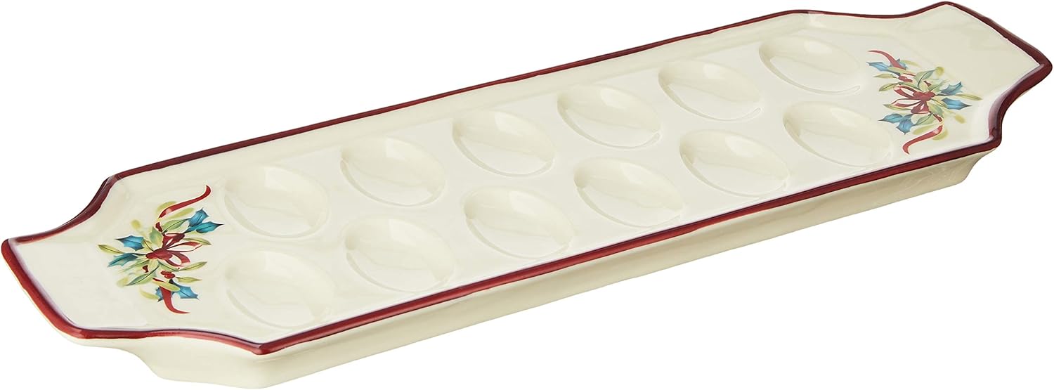 Lenox 887946 Winter Greetings Deviled Egg Tray