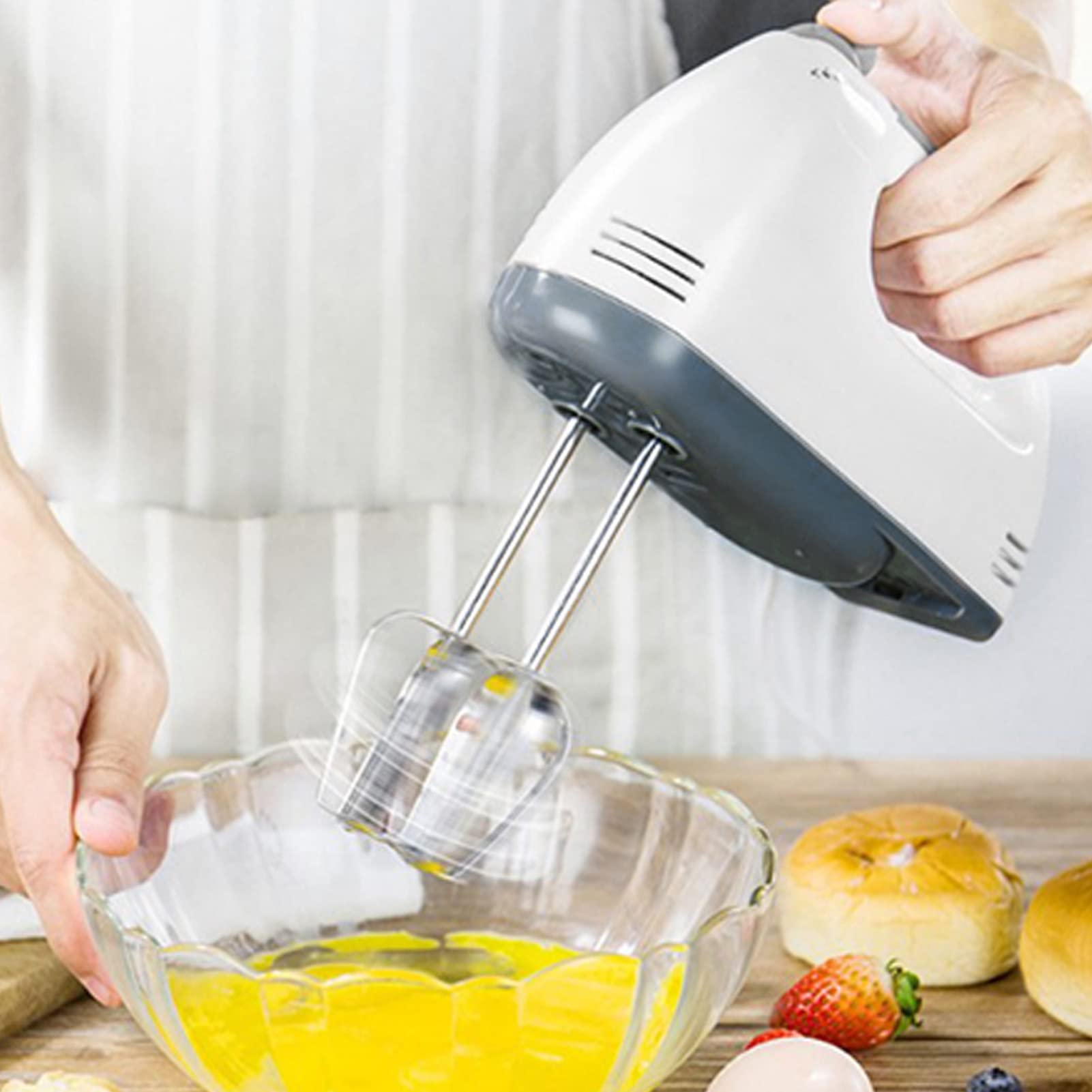 7-Biegowy Elektryczny Mikser Ręczny, Ubijak do Jajek i Śmietanki, Urządzenie Kuchenne dla Piekarzy, Miłośników Deserów i Kucharzy