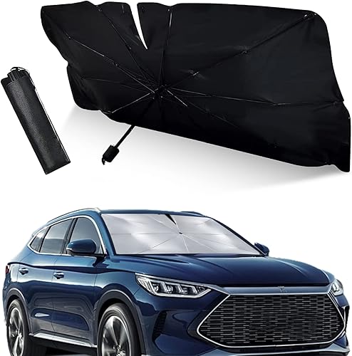 Jawmoy 1 sombrilla para parabrisas de automóvil, plegable, bloquea los rayos UV y el calor, mantiene el vehículo fresco, diseño de apertura para disponible en Yaxa Venezuela