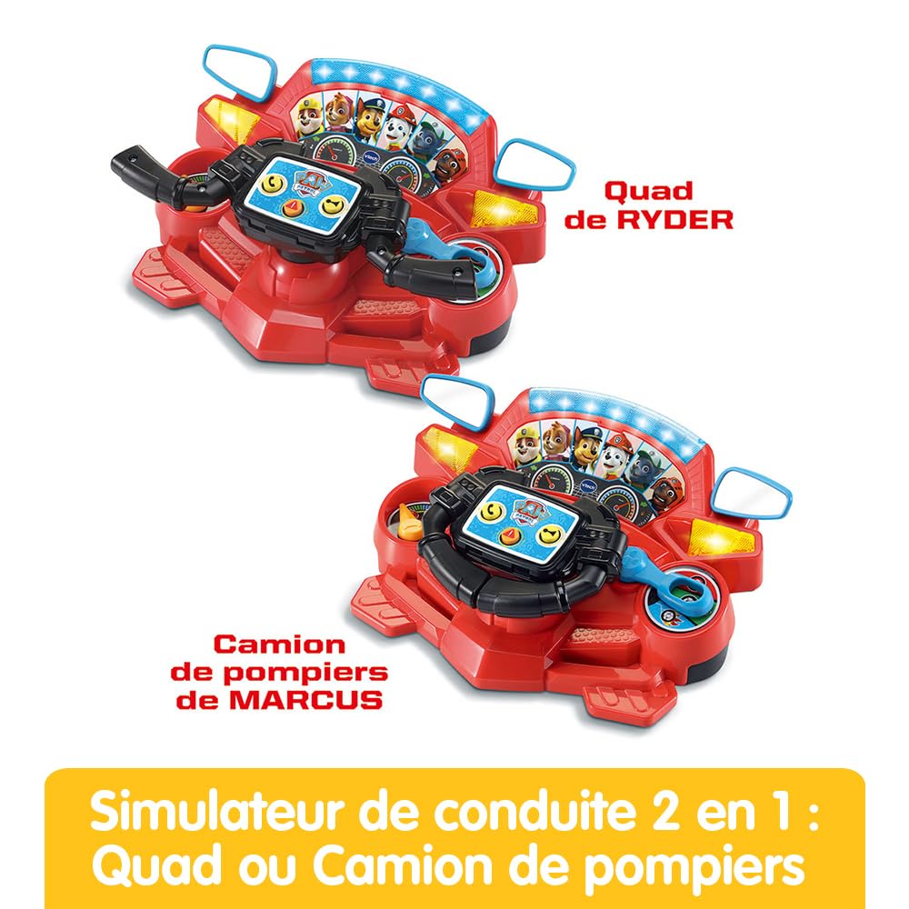VTech Patrouille Pat Patrulla Canina-Misión Piloto, Color Rojo, tamaño estándar (542705)