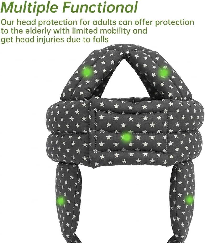 Thick Soft Elderly Protective Hat, Special Needs Hat, with Breathable