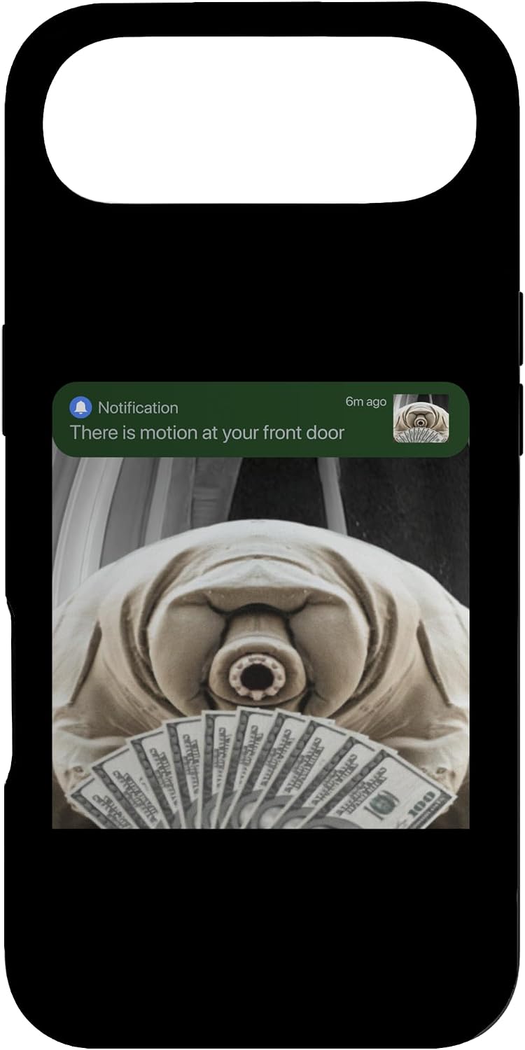 Tardigrade There is Motion At Your Front Door Silly Case for iPhone Air