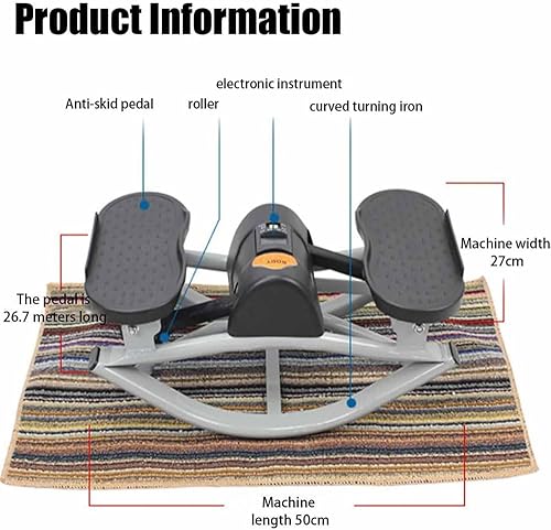 Miniatura 7 de Rock Stepper Side to Side, Steppers for Exercise at Home, Workout Exercise Equipment Legs Glutes, Balance Boards for Adults, Low-Impact Lateral