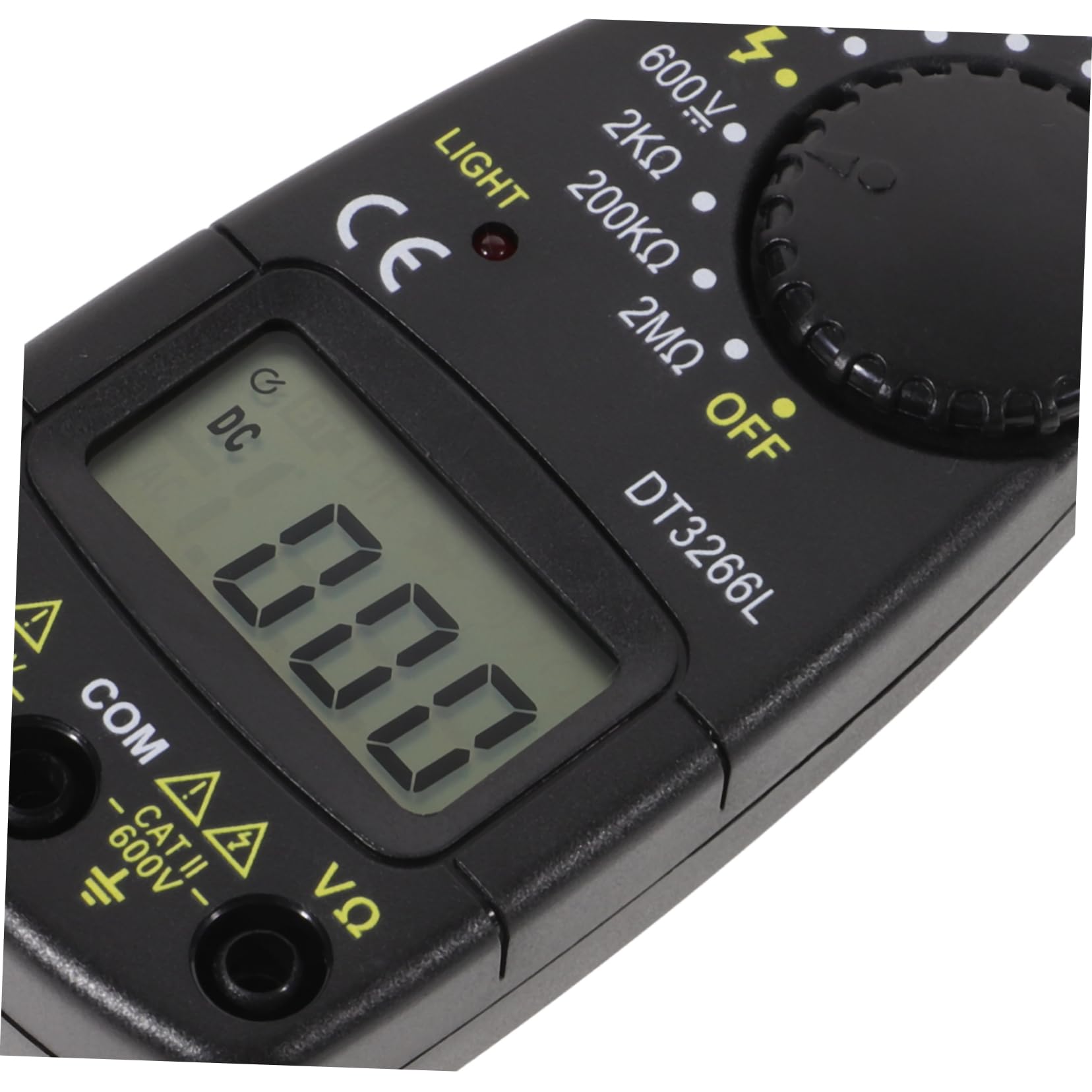 SOLUSTRE 3pièces Multimètre Numérique Portable Avec Pince Ampèremétrique Testeur De Tension Et Ohm Mesure Précise Avec Intégrale Design Ergonomique Et Facile à Utiliser