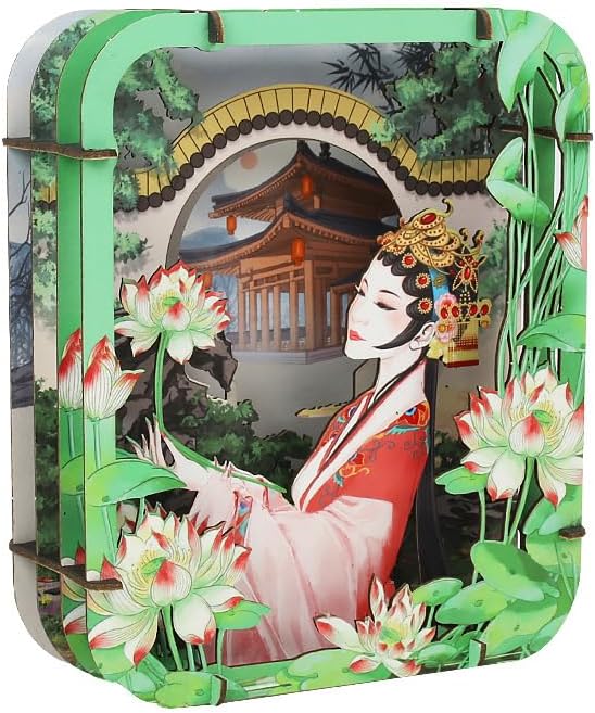 Paper Paradise レーザーカット職人折り紙紙 - 文化と職人技のユニークな融合 (PekingOperaC1、2パック)