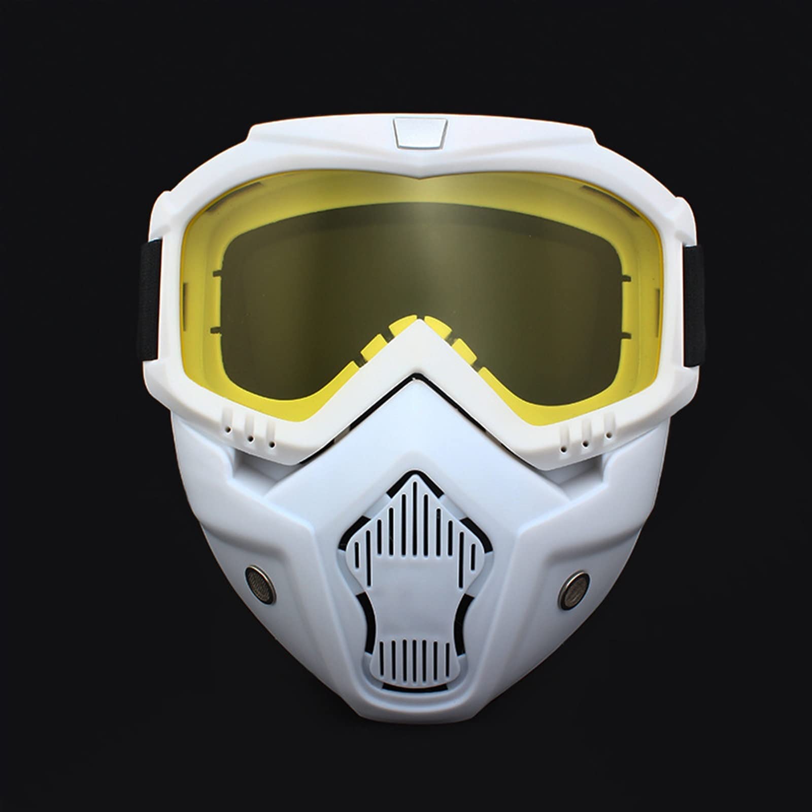 DieffematicHXJ Gogle narciarskie White Cycling Riding Motocross Sunglasses Ski Snowboard Eyewear Mask Goggles Helmet Tactical Windproof Motorcycle Glasses Masks (Color : 5)