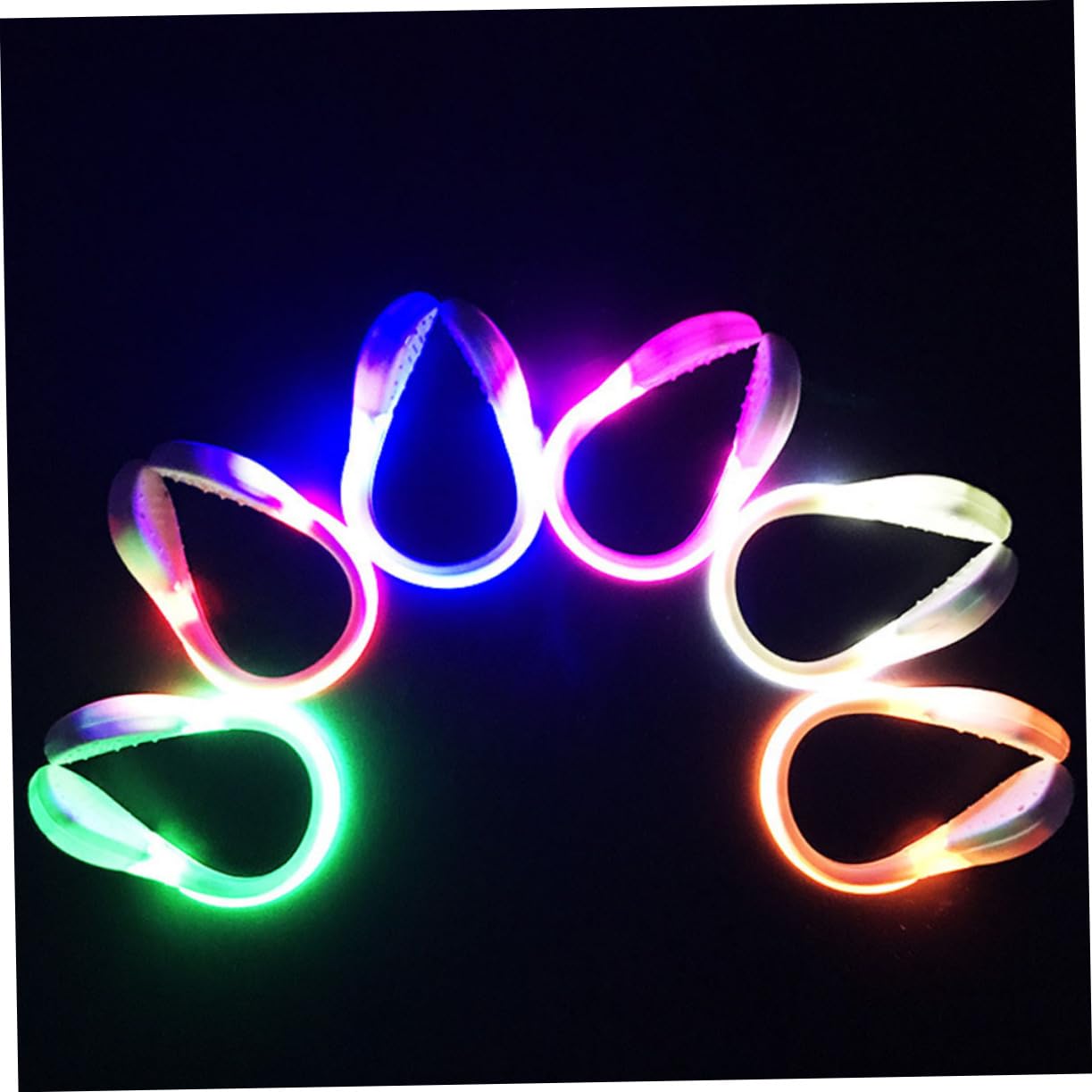Mikikit Lumières De Sécurité LED pour Chaussures Clip Lumineux pour Coureurs Résistantes À Eau Modes Éclairage pour Course Cyclisme Et Couleur Aléatoire