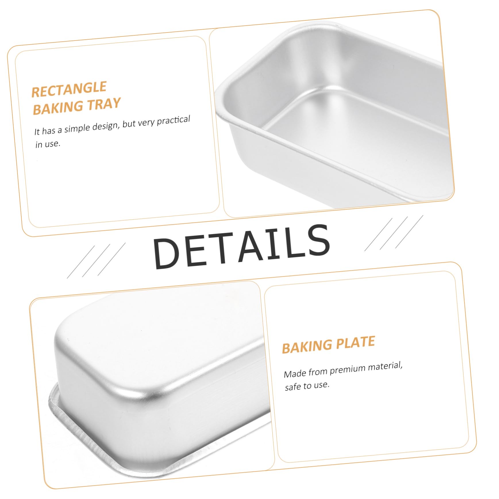 PRETYZOOM 12piezas Bandeja De Hornear Para Pan y Pasteles De Molde Resistente Altas Para Uso Cocina y Repostería Casa o Negocios Color Plata