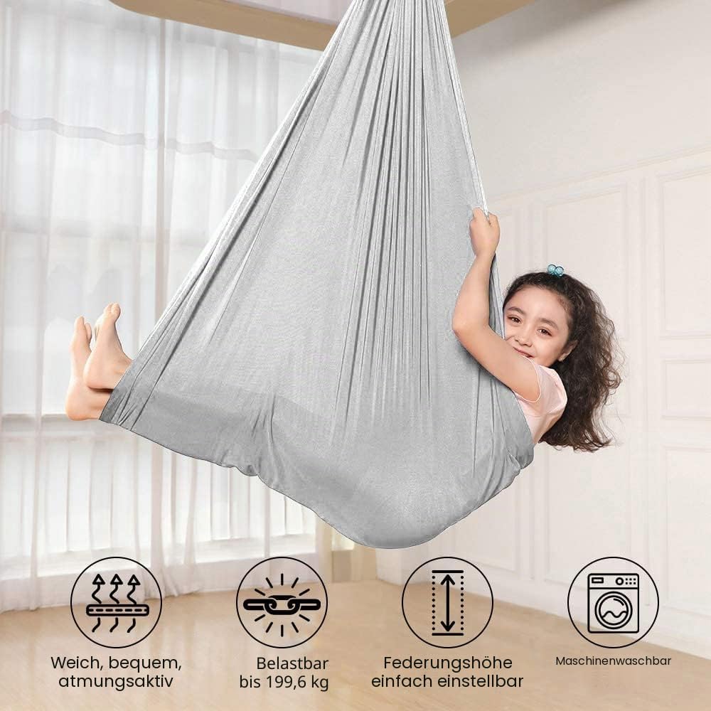 Flintronic Yoga-Set, Grau, 150 x 280 cm