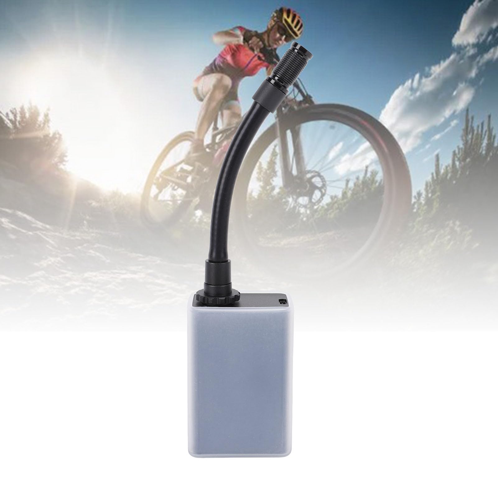 Mini Pompe à Vélo, Pompe à Air électrique Portable Légère de 4,4 Oz avec écran LCD, 4 Modes pour Le Gonflage des Pneus de Moto et de Vélo