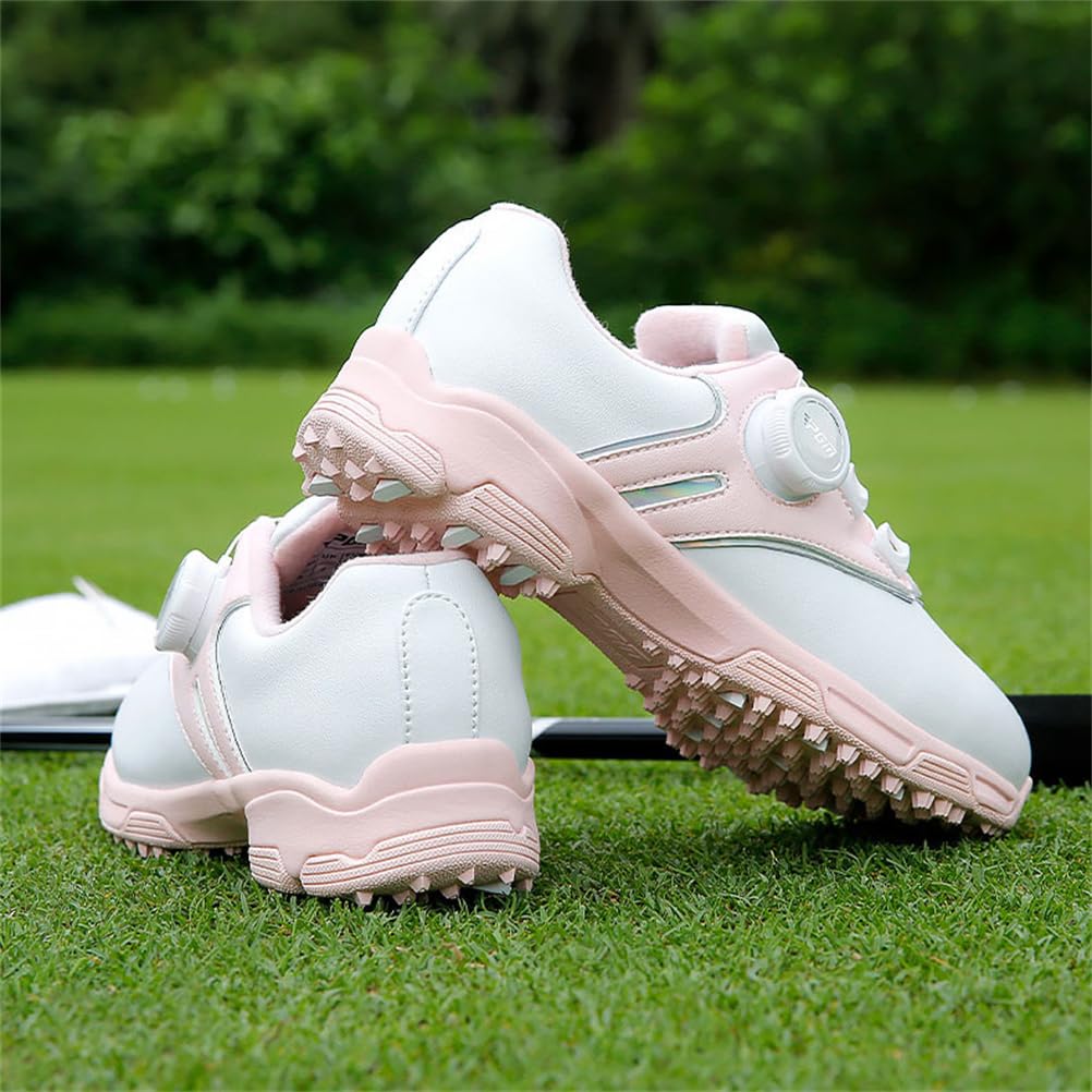 Damen wasserdichte Golfschuhe Damen Outdoor Komfort Golf Turnschuhe Mädchen Spikeless Golfer Trainer