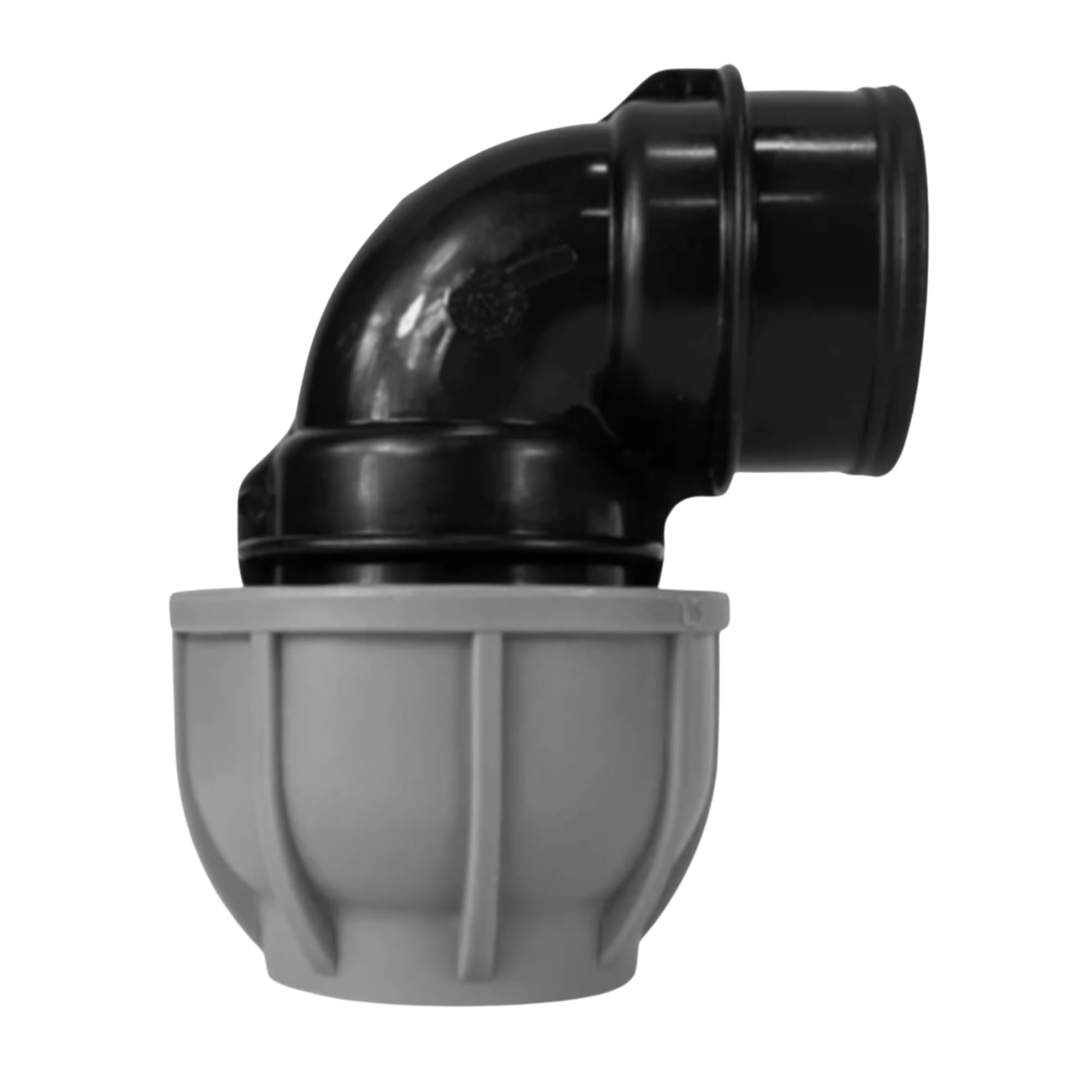 Mypurecore You At The Core Black Mypurecore Mdpe Compression Fitting 20-50Mm – Straight, Elbow, Tee, Stop End & Valve – Bsp Threaded Water Pipe Connector – Leak-Proof Irrigation For Blue Pipe (Elbow 32Mm X 3/4" Bspf)