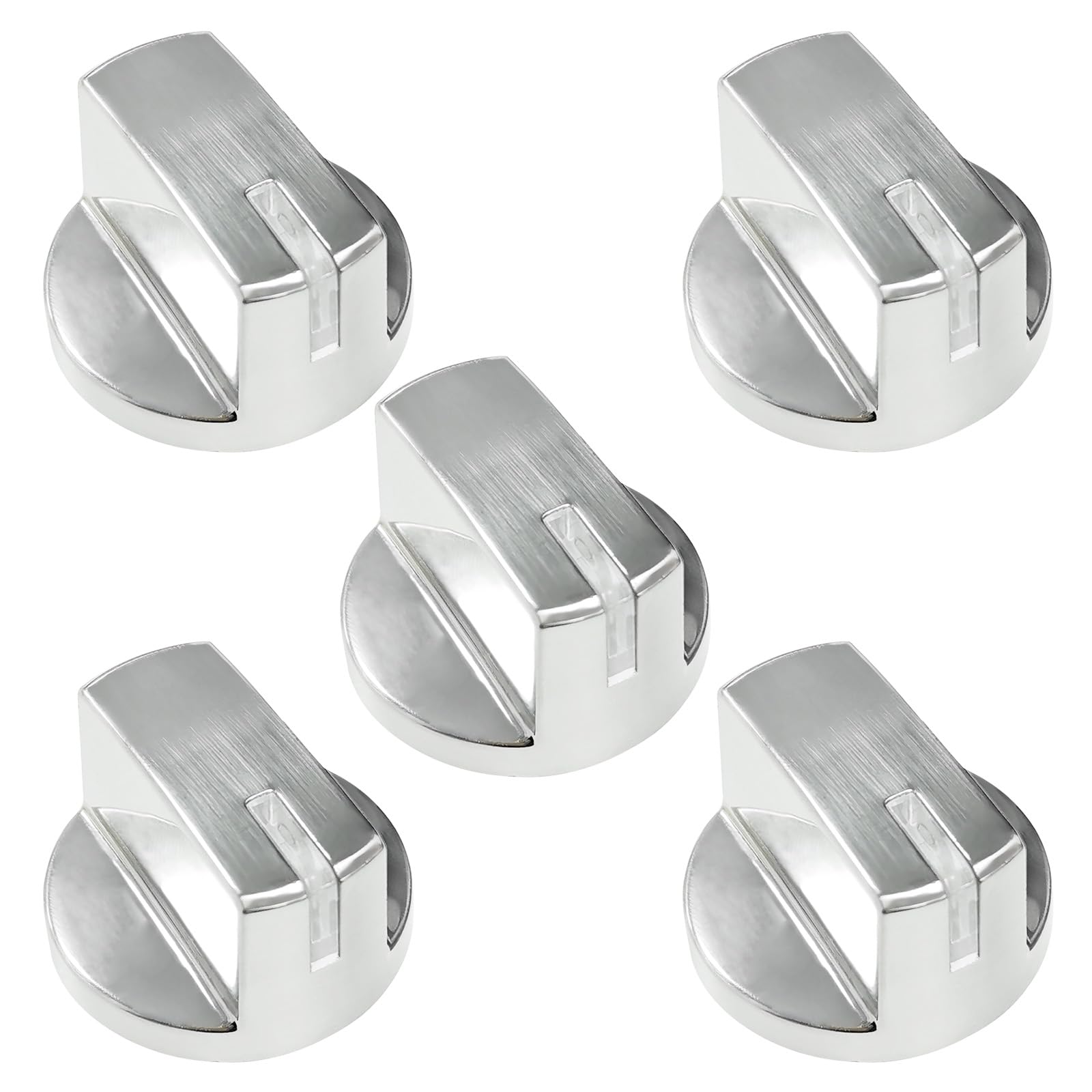 Photo 1 of 5 Pack AEZ73293801 Burner Control Stove Knobs Replacements Compatible with LG Range/Stove Gas Cooktop LCG3011ST LCG3611ST LCG3091ST LCG3691ST