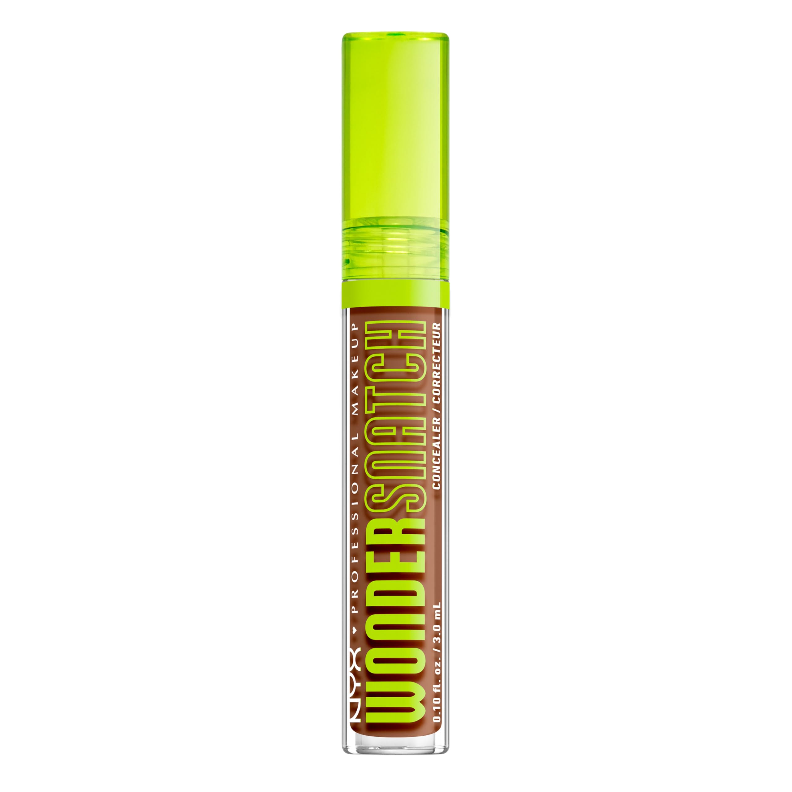 NYX Professional Makeup Wonder Snatch Concealer, Liquid Concealer, Up to 24h Hydration, Waterproof Wear, Sienna, 3 ml