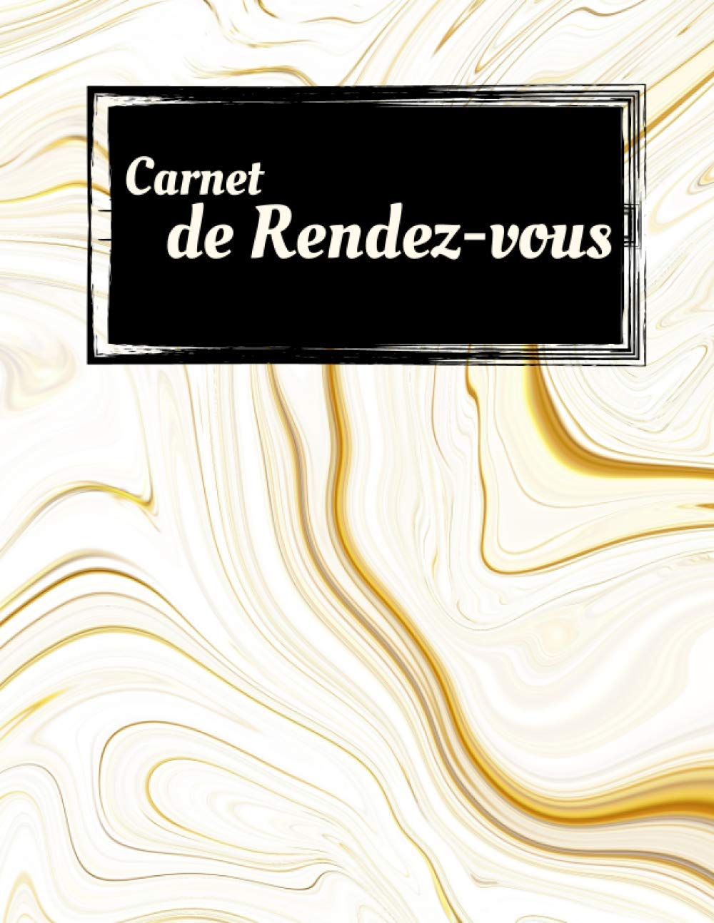 Carnet de Rendez-Vous Professionnel pour Salon de Beauté - 52 Semaines