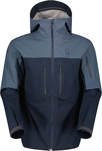 SCOTT Explorair DryoSpun 3L - Chaqueta para la nieve (azul metálicoazul oscuro, grande) 202223, Metal AzulAzul Oscuro