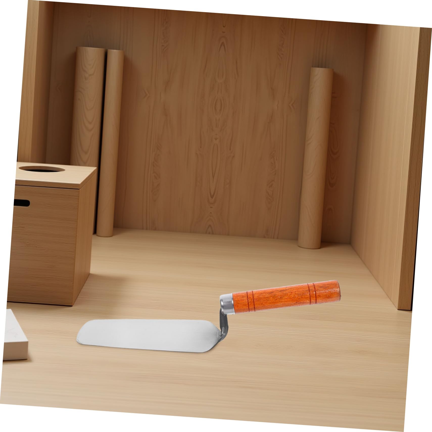 Attrezzi Muratura Muratura Intonacatura Piscina Impugnatura Cartongesso Casa Piastrelle Attrezzo Stuccatura Esterno - Cazzuola Acciaio Ergonomico Piatto Gesso Inox