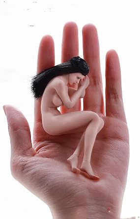 TBLeague PHMB2018-T01A 1/12 Figure Head, Girl, Body, Super Flexible, Seamless, Female, Sexy Beautiful, White Skin Color, Includes Clothes