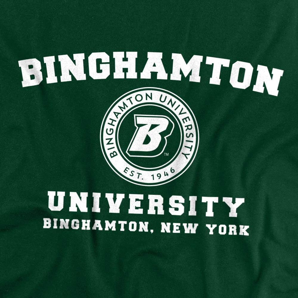 Binghamton University Official Institutional Logo Unisex Adult T Shirt