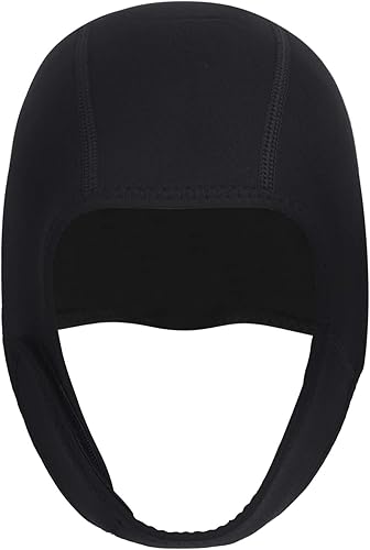 Miniatura 2 de Capucha de neopreno de 0.079in para buceo, gorro de natación con correa para la barbilla, impermeable, gorra de surf térmica, gorro de buceo para