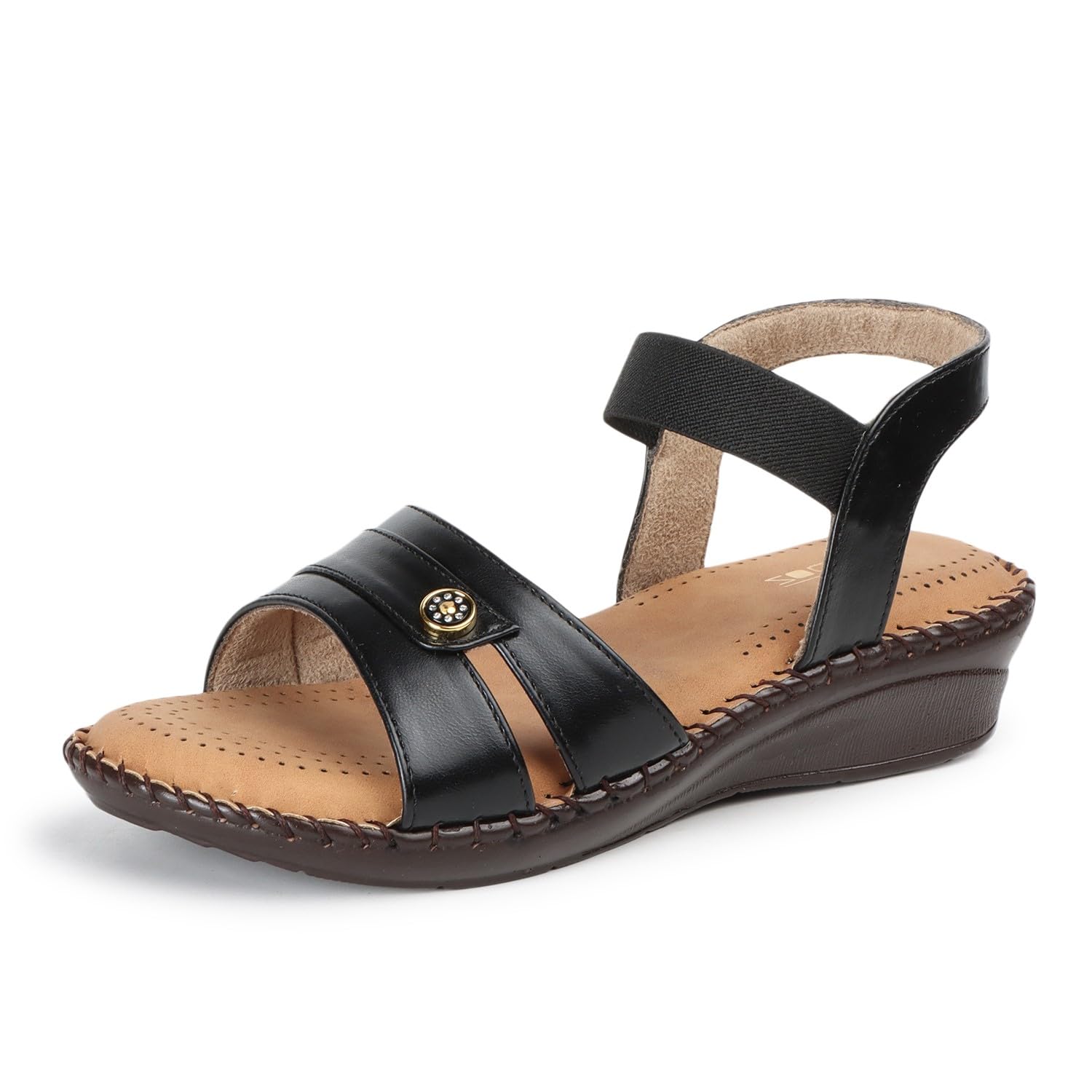 Vendoz Women Doctor Sole Comfortable Orthopedic Sandals VDR156BL-42 (B0D764BZ96) Amazon Price History, Amazon Price Tracker